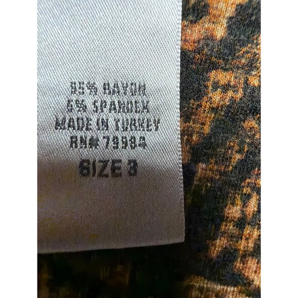 Chicos Women's Tribal Print Long-Sleeve Top Size XL - Picture 6 of 6